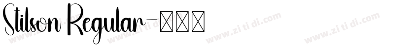 Stilson Regular字体转换 Stilson Regular字体转换